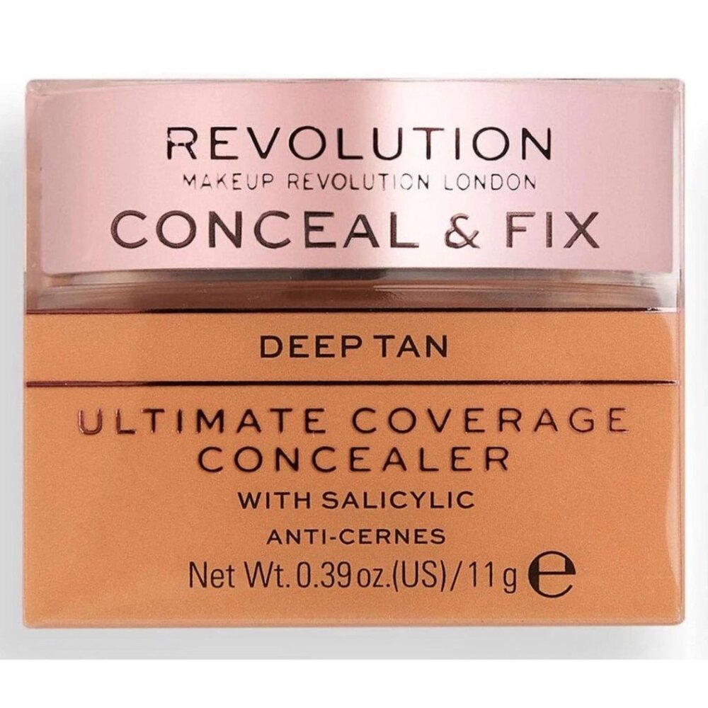 Revolution Beauty Conceal & Fix Concealer – Deep Tan New